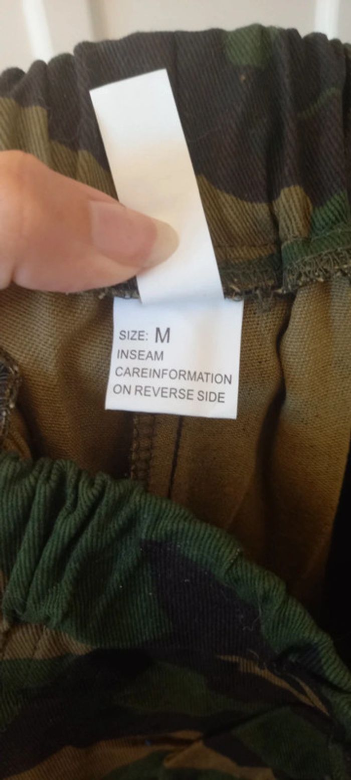 Pantalon cargo militaire kaki, noir, brun shein 38 - photo numéro 5