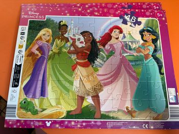 2 puzzles princesses Disney 48 pièces