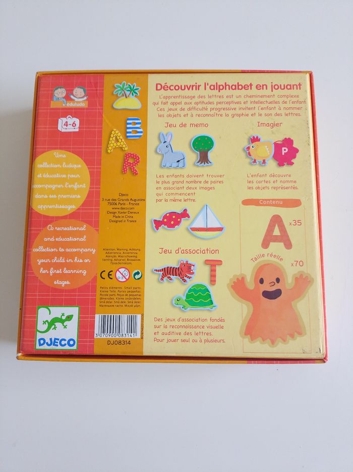 Jeux de lettres Djeco complet - photo numéro 2