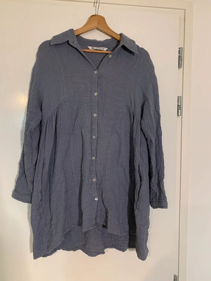 Robe zara gaze de coton