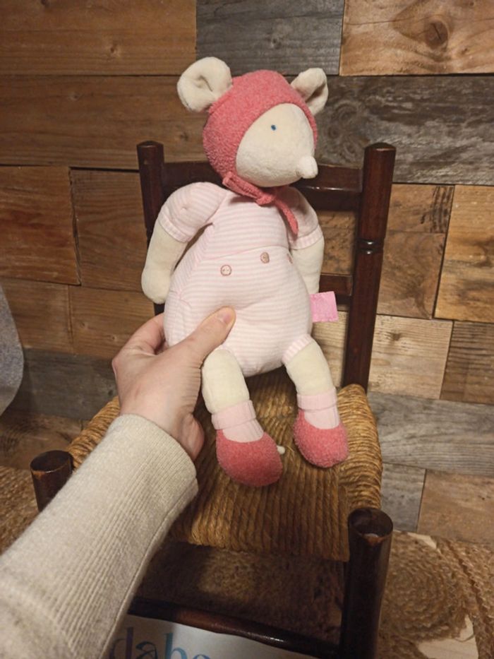 peluche souris Lila patachon moulin roty tbe - photo numéro 3