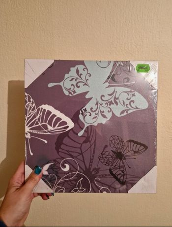 Toile papillons