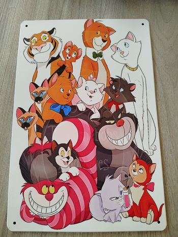 Plaque mural félins de Disney