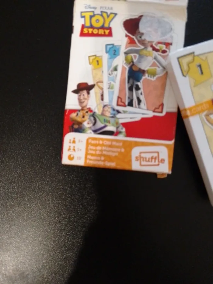 jeu de carte 2 en 1 - mistigris / paires - toys story - photo numéro 4