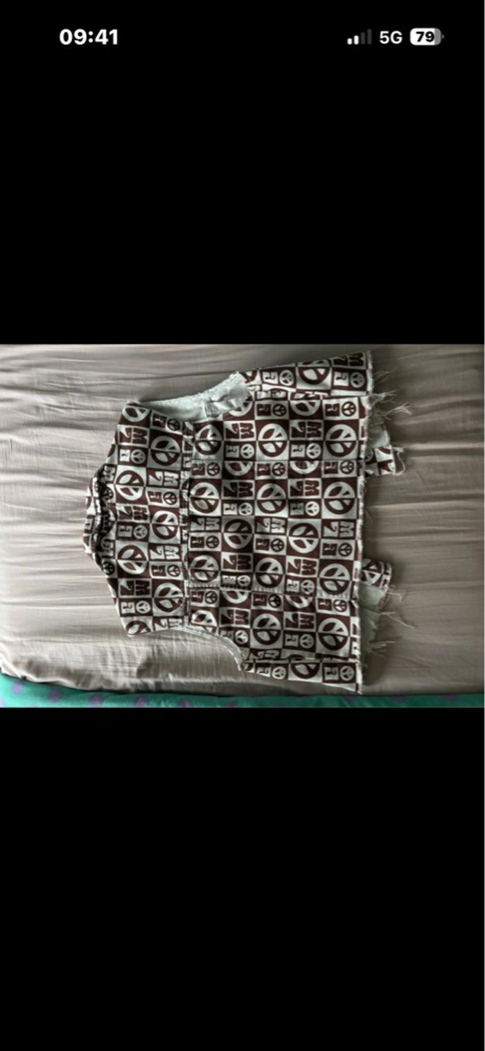 Veste en jean sans manche - photo numéro 2