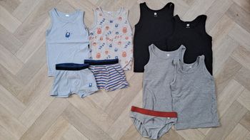Lot été débardeurs et boxers 4 ans 