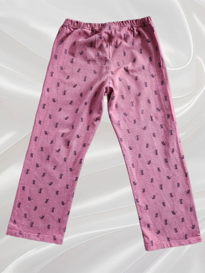 Pyjama 2 pièces chat rose fille 5 ans - photo numéro 6
