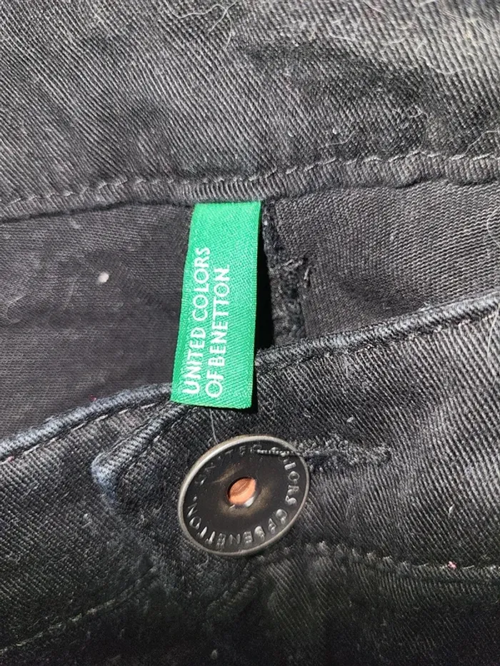 Pantalon noir united colors of benetton - photo numéro 2