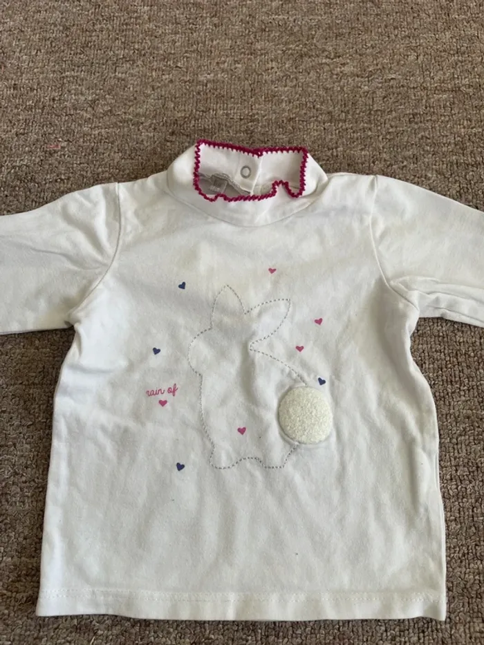 Lot teeshirt 6 mois - photo numéro 7