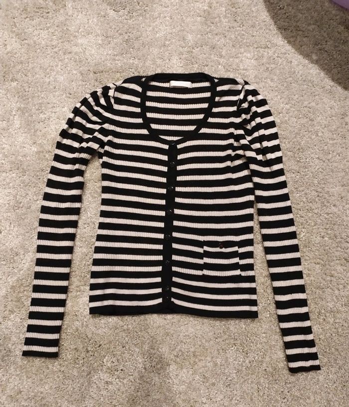 Gilet noir & Blanc - photo numéro 2