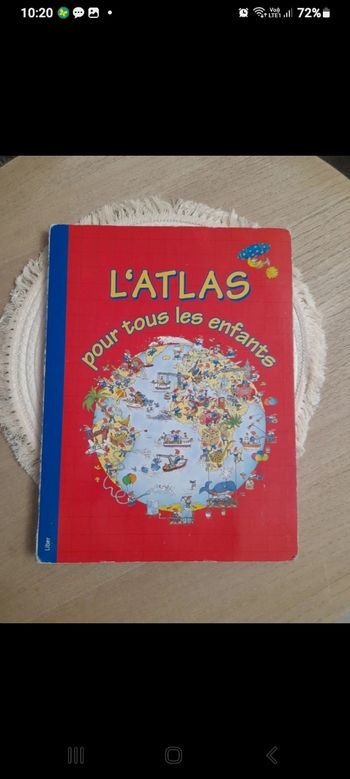 Livre XXL l'Atlas pour tous les enfants