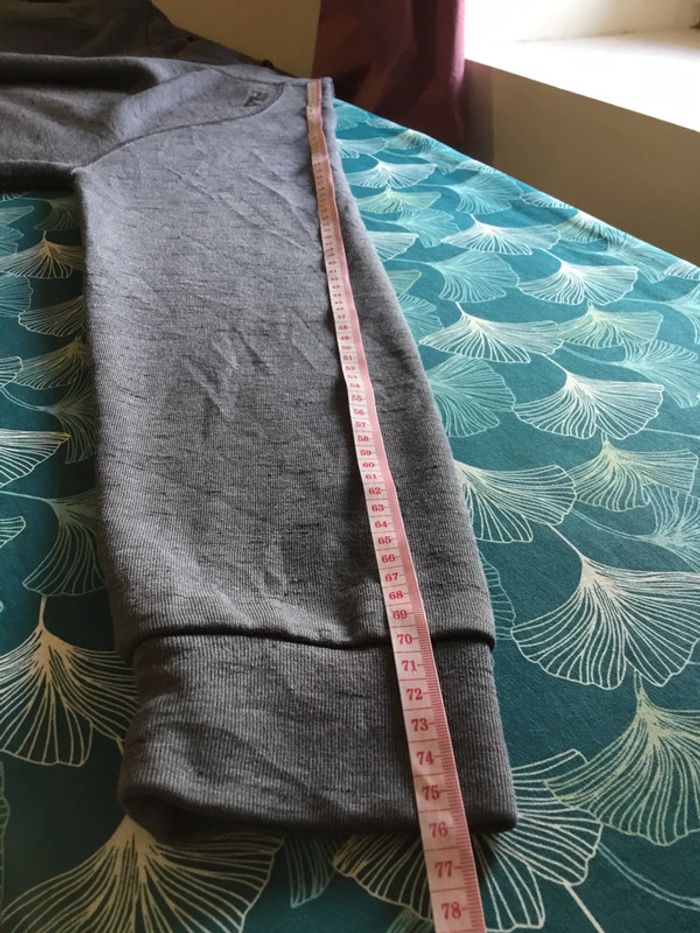 Sweat à capuche pour homme Fila gris chiné foncé taille M 044 - photo numéro 6