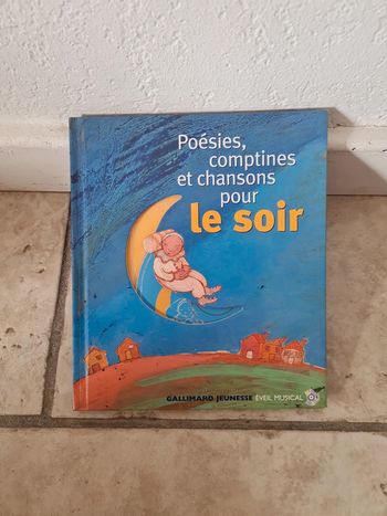 Livre + Cd Poésies, comptines et chansons pour le soir