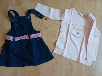Ensemble robe tee shirt manches longues Marese