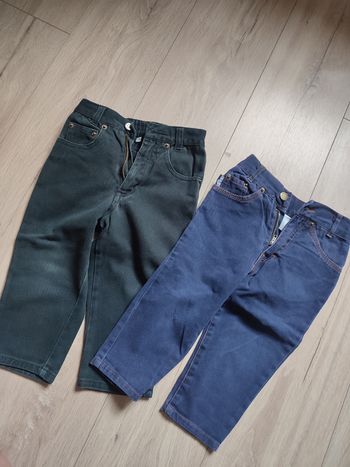 Lot de 2 jeans épais 2 ans