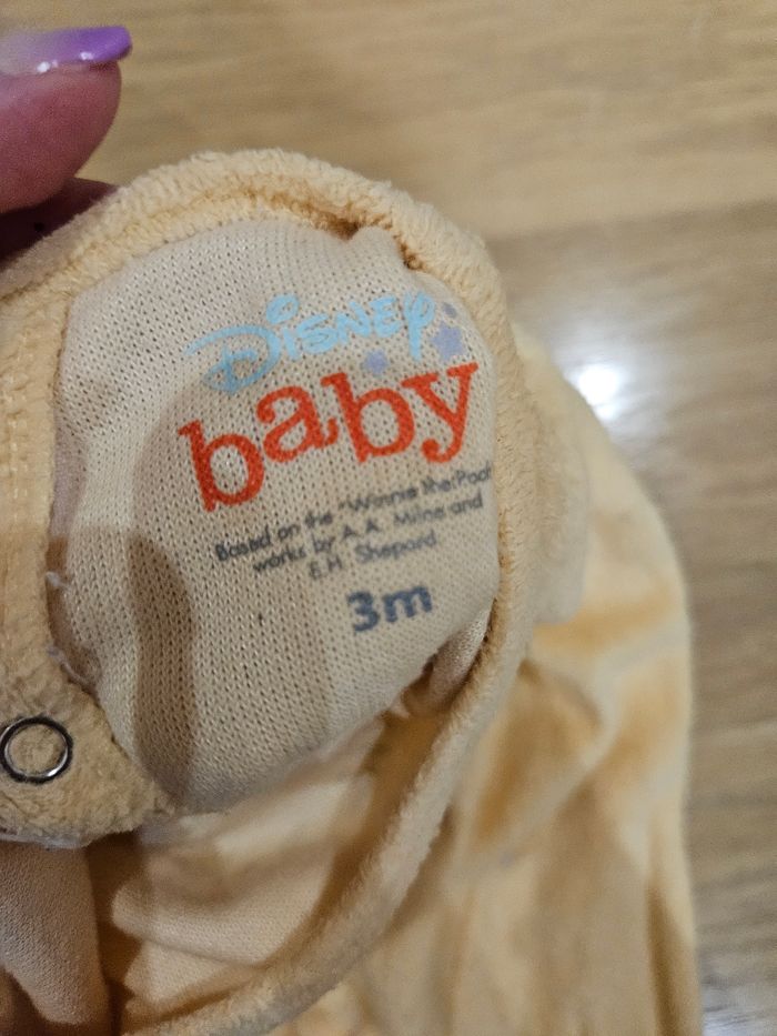 Pyjama velours Winnie l'ourson - photo numéro 2