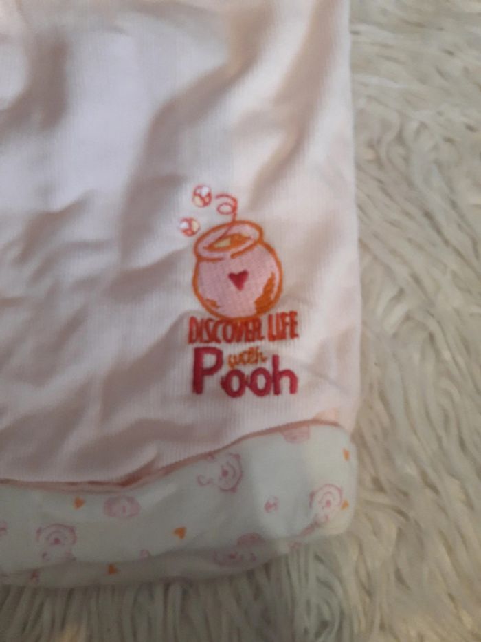 Pantalon velour doublé rose Disney 6M - photo numéro 2