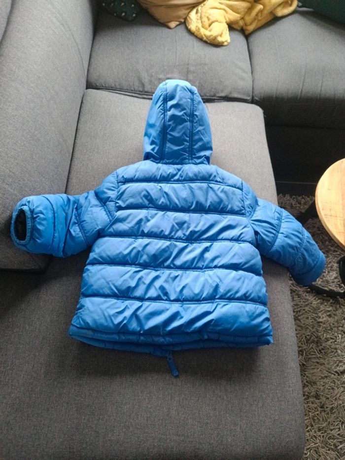 Blouson doudoune bleu - photo numéro 2