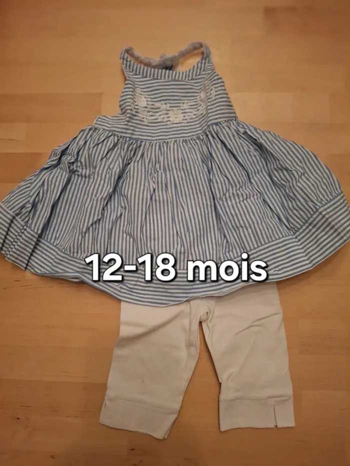 Ensemble pantacourt dos nu