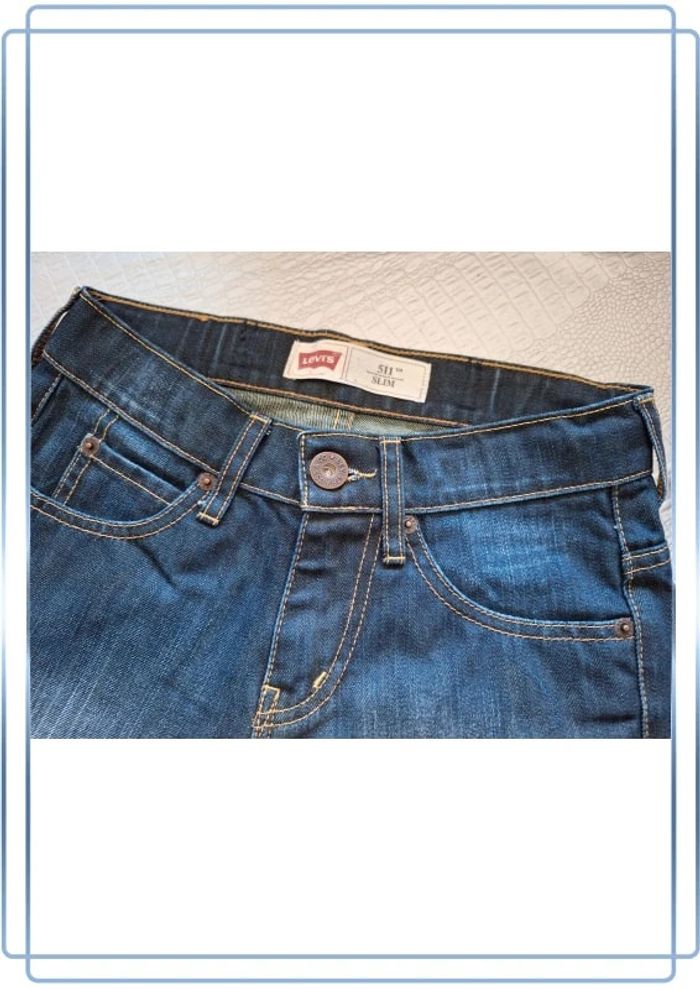Jeans levis bleu 511 enfant taille 12ans - photo numéro 7