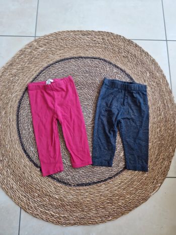 Joli lot de 2 leggings taille 12 mois