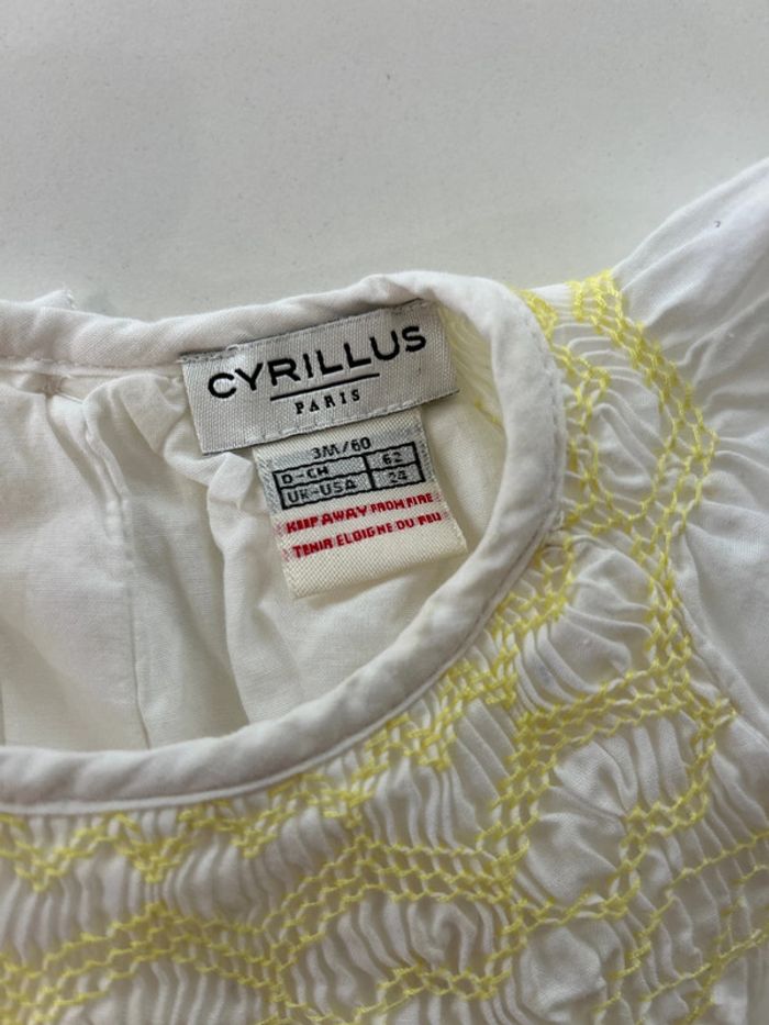 Ensemble robe et bloomer Cyrillus 3 mois - photo numéro 5