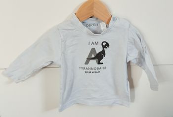 T-shirt ML garçon 6 mois obaibi