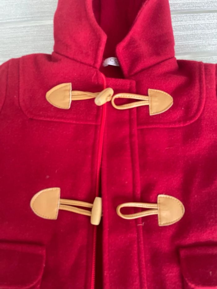 Manteau rouge 12/18 mois - photo numéro 2