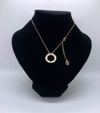 Collier acier inoxydable doré