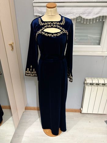 Caftan moderne bleu 