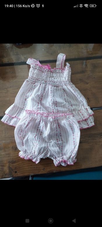 6 mois robe + culotte