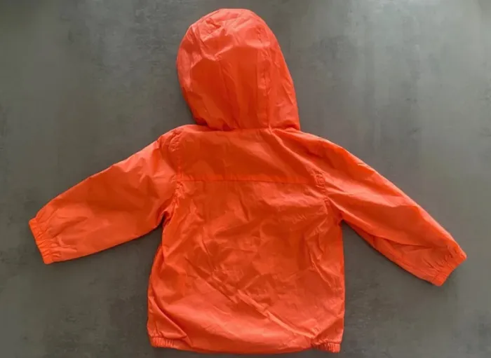 Manteau de pluie rose orangé Obaïbi 23 mois/86 cm [ref.40B000]. - photo numéro 3