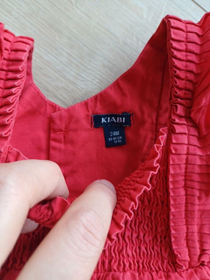 Robe rouge 24m avec short - photo numéro 2