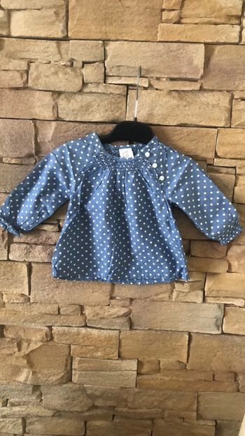 Haut manches longues leger 4-6 mois H&M