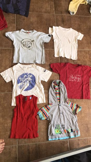 Lot de tee-shirts 2A (6 pièces)