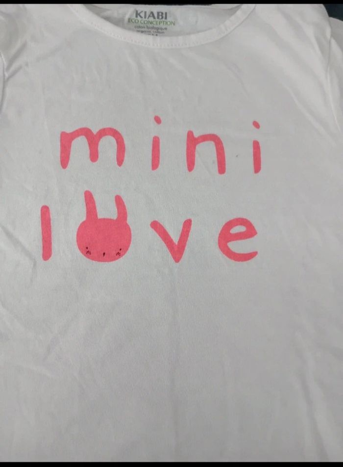 T-shirt mini love - photo numéro 2