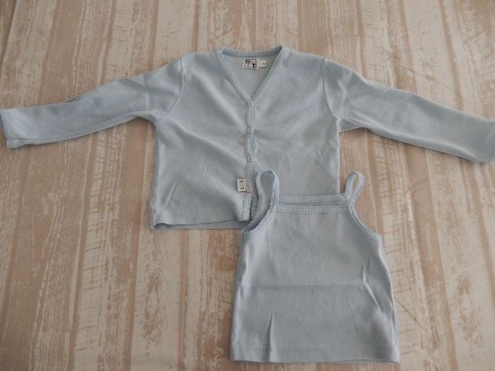 debardeur + gilet fille