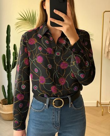 Chemise à motifs modèle vintage T.U - World Suit Fashion