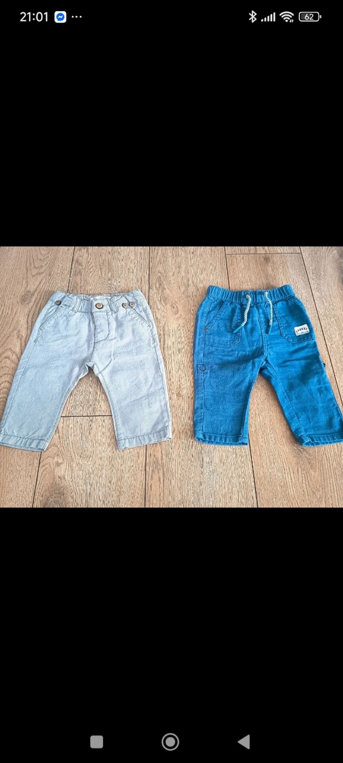 Lot pantalons 6 mois - photo numéro 2