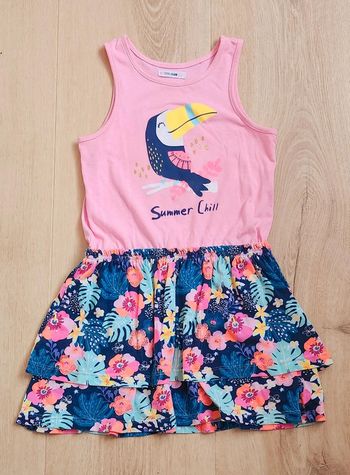 Robe sans manches multicolore pélican taille 116 6 ans Cool Club