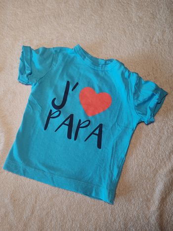 T-shirt "j'aime papa"
