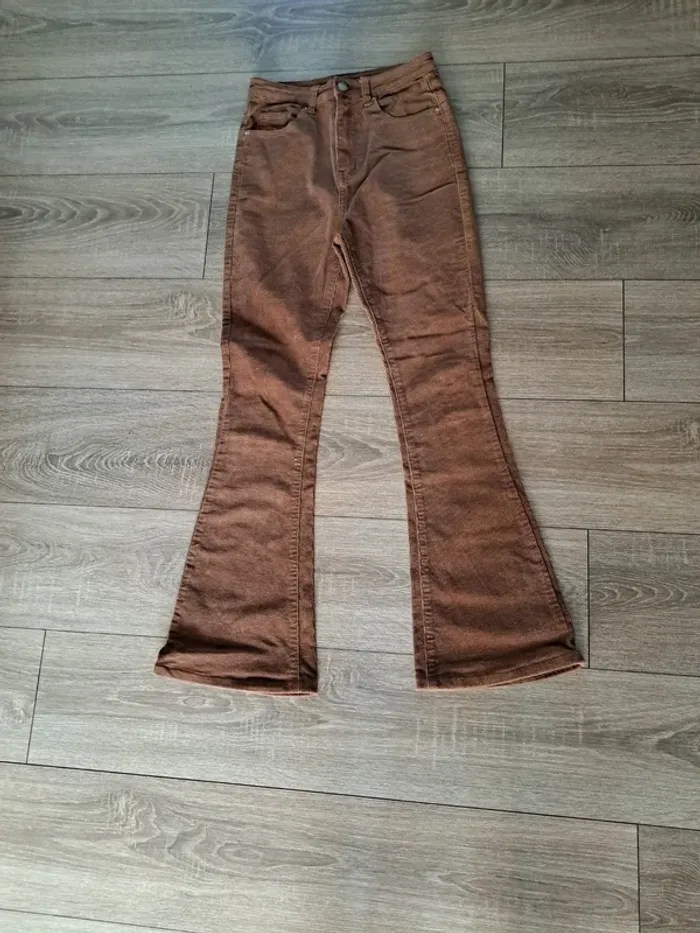 Pantalon velours marron taille XS