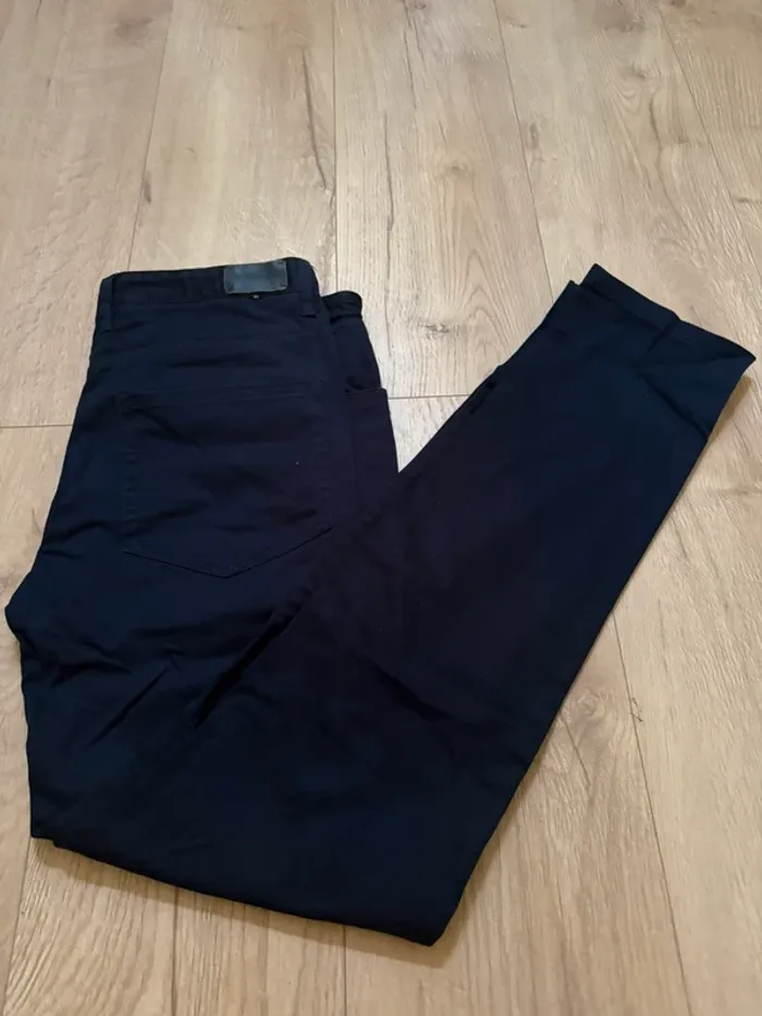 Pantalon slim bleu marine