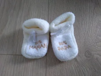 Chaussons 50% maman 50% papa
