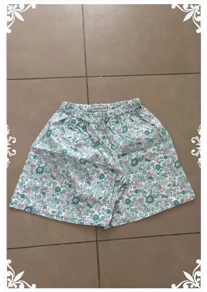 🤍 Pyjama fille 12 ans – Haut Kiabi brodé & short fait main - photo numéro 7