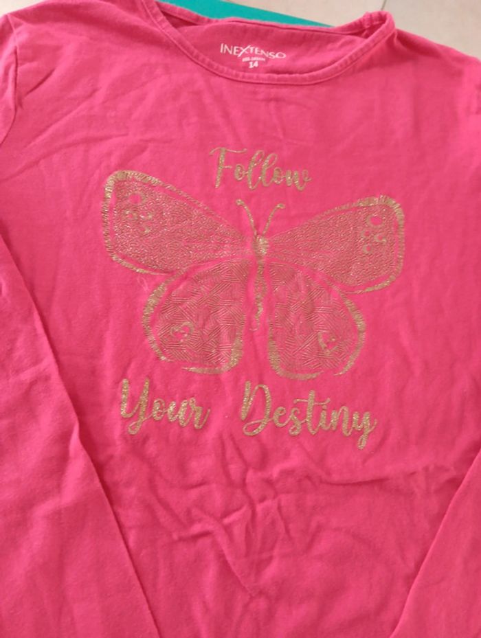 Tshirt manches longues In extenso 14 ans - photo numéro 2