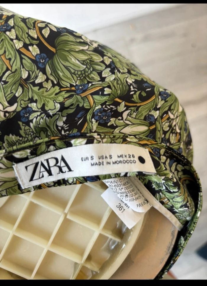 Bermuda femme neuf Zara imprimé fleuri - Taille S - photo numéro 7