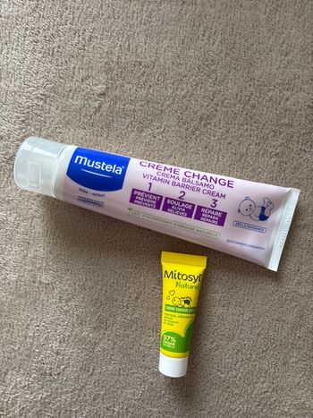 Lot de crème pour le change bébé 