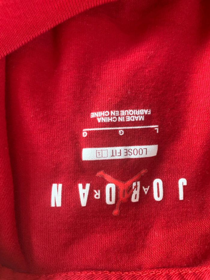 T-shirt jordan rouge - photo numéro 5