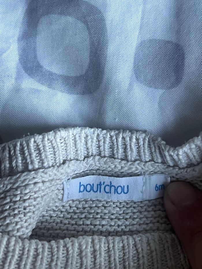 Gilet en maille bout'chou taille 6 mois - photo numéro 3